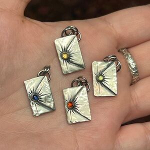 Harry Potter themed acceptance letter sterling silver pendants